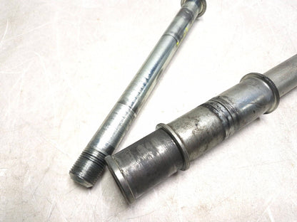 2003 Kawasaki Vulcan Vn1600 Rear & Front Wheel Axle & Swingarm Bolt 3 Pcs OEM