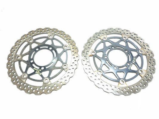 2009 Kawasaki Concours 14 Zg1400 Front Brake Rotor Disc Left & Right Pair OEM