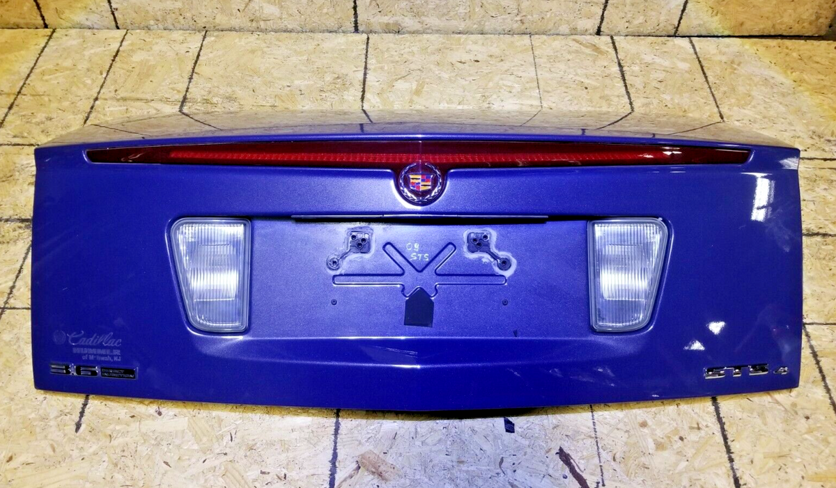 2005-2011 Cadillac STS Rear Trunk Lid Decklid Tailgate Blue Diamond Wa102v OEM