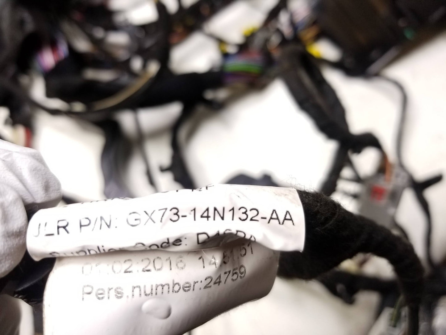 2017 Jaguar Xe Body Wiring Harness OEM T4n15829