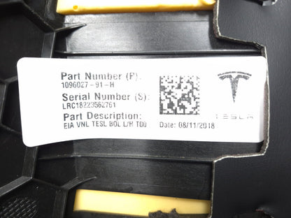 2018 Tesla Model 3 Rear Seat Bolster Cushion Left & Right OEM