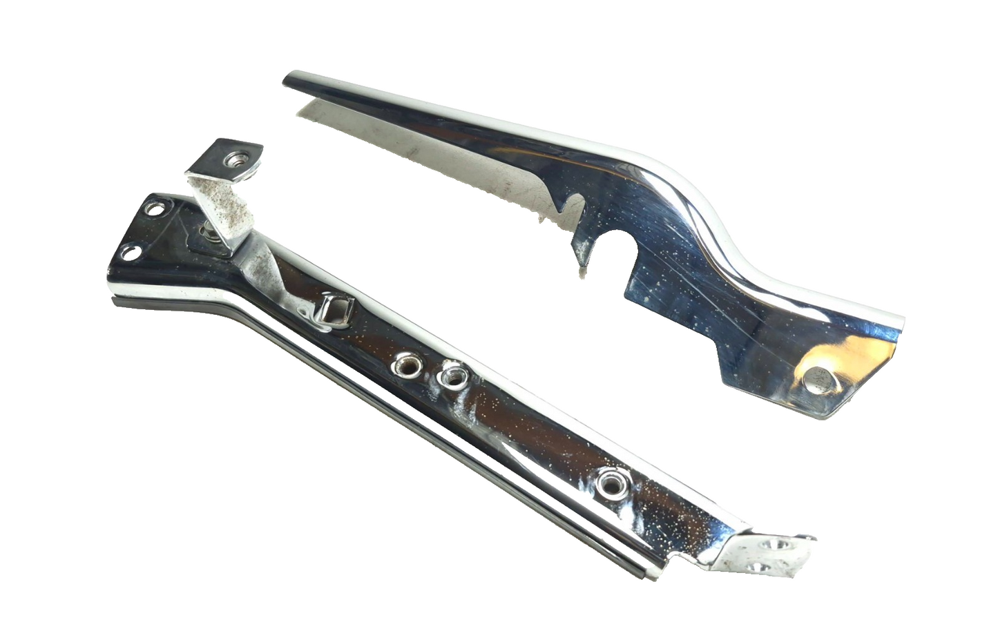 1984-1996 Harley-davidson Electra Glide Flhtc Right Side Frame Chrome Cover 2pcs