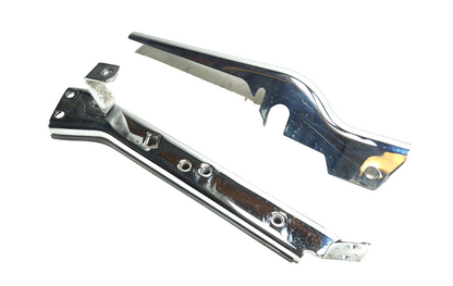 1984-1996 Harley-davidson Electra Glide Flhtc Right Side Frame Chrome Cover 2pcs