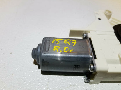 2015 Audi Q7 Rear Door Window Motor Left Driver Side OEM