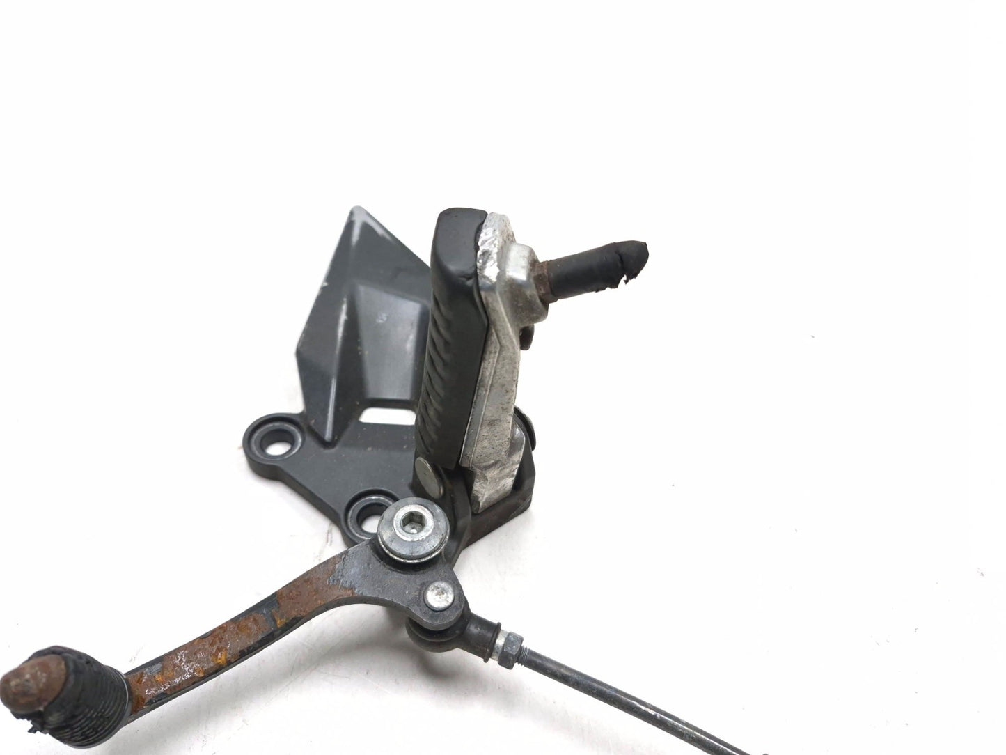 2008 Kawasaki Ninja 250r Ex250j Front Left Footrest & Gear Shift Lever Assy OEM