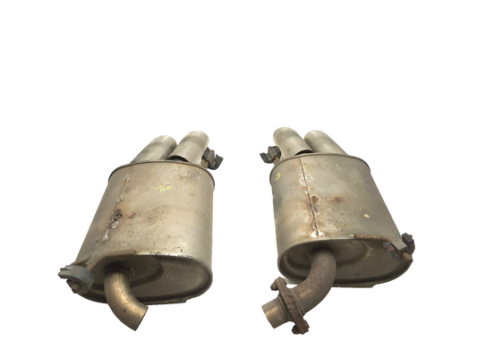 2007 Acura Tl Type-s Exhaust Muffler Dual Tail Baffle Pipe Left/right Pair OEM