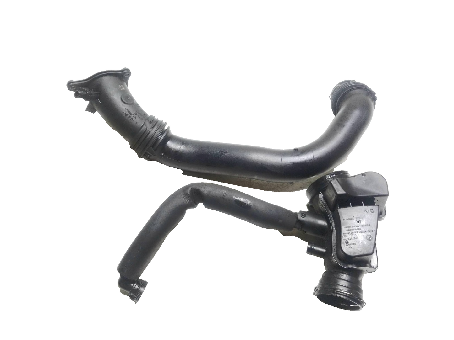 2018 BMW 330ix Air Intake Duct W/ Intercooler Pipe Pair OEM 76k Miles