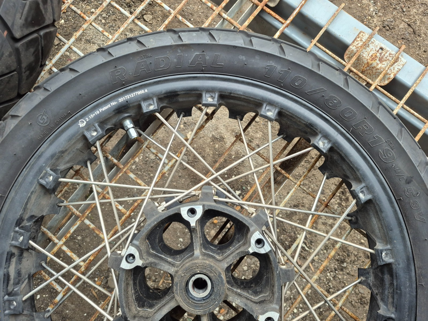 2023 Csc Rx3 Rx4 Adventure Rear & Front Wheel W/ Tire Pair R 19 R 17 OEM