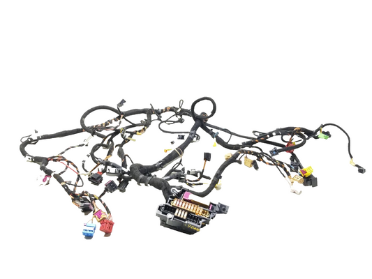 2009 - 2012 Audi Q5 Dashboard Instrument Panel Wiring Harness W/ Fuse Box OEM