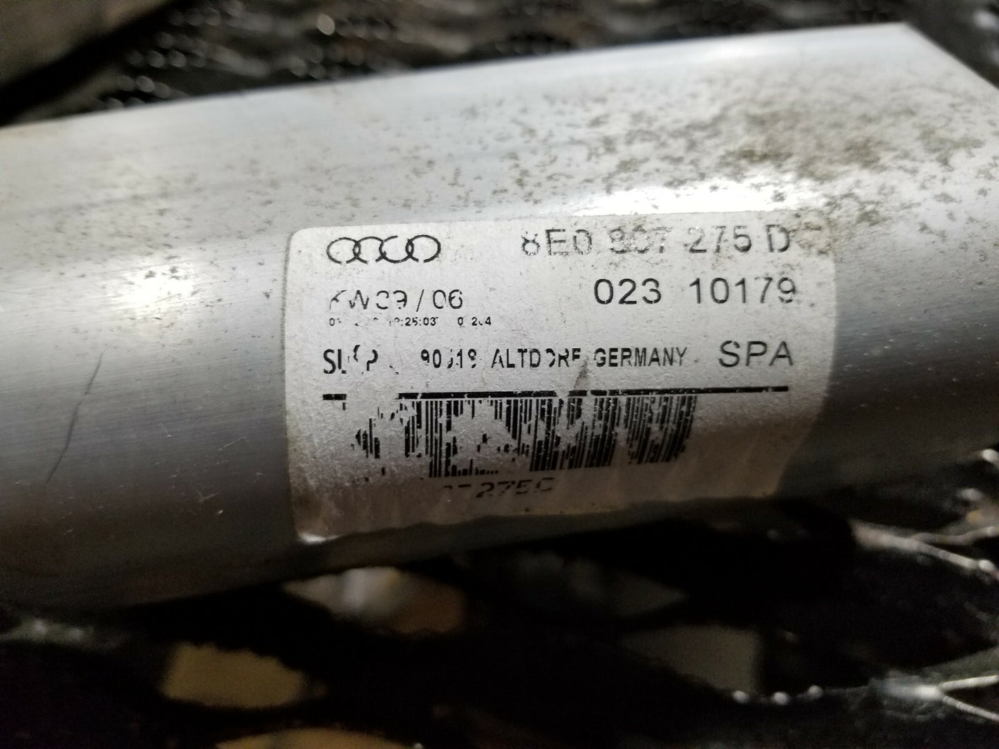 06 07 08 Audi A4 Rear Left Right Bumper Impact Shocks OEM 85k Miles