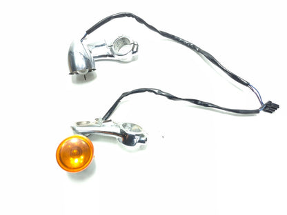 2004-2022 Harley Sportster 883 1200 Front Bullet Turn Signals Fork Mount Lh & Rh