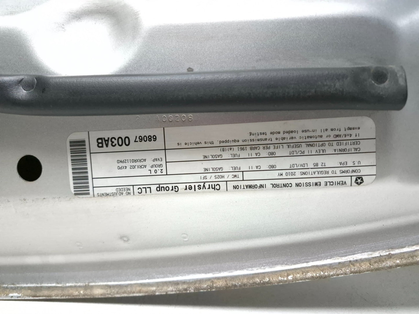 2010 Dodge Caliber Hood OEM