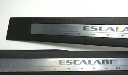 2013 Cadillac Escalade Esv Platinum Door Sill Plate Front & Rear 4 Pcs OEM