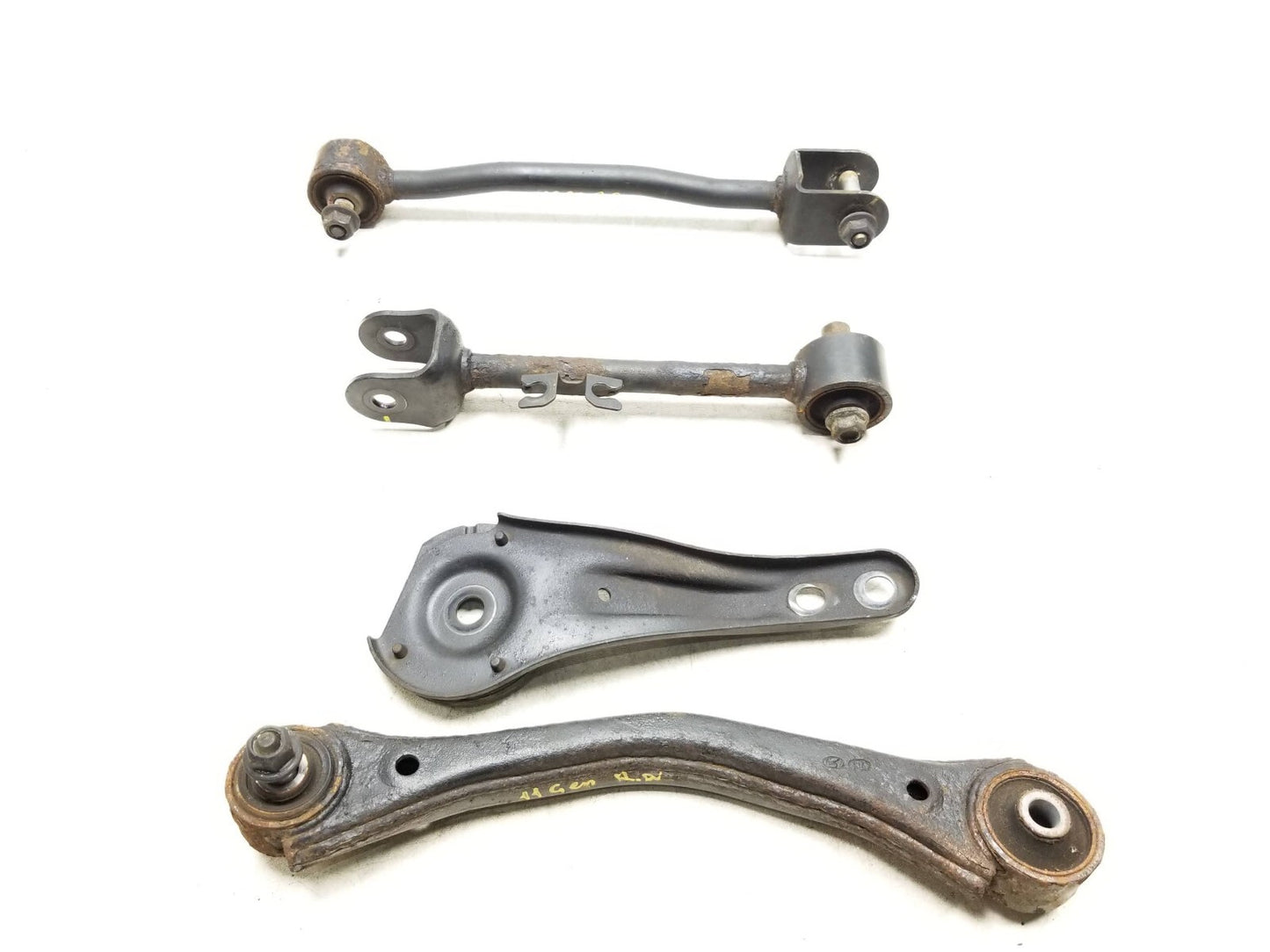 09 - 12 Hyundai Genesis Coupe Rear Control Arm Driver Side Left 4pcs 2.0t OEM