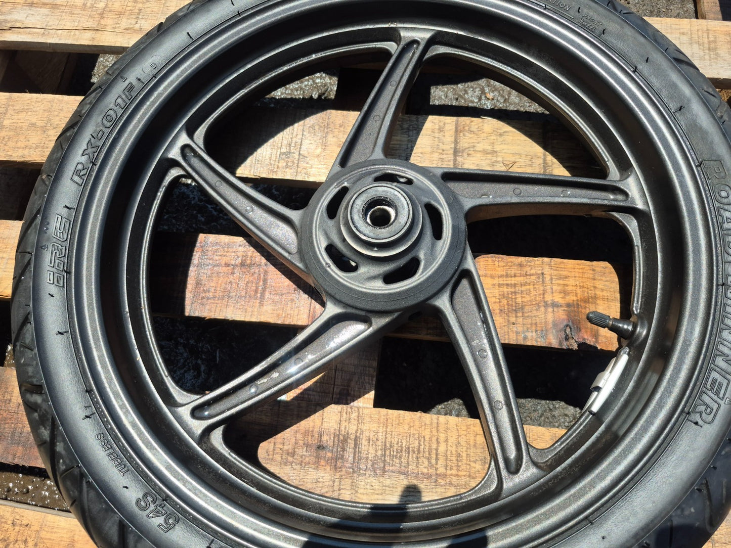 2013 Honda Cbr250 Wheel Rim W/ Tire Front & Rear *straight* OEM