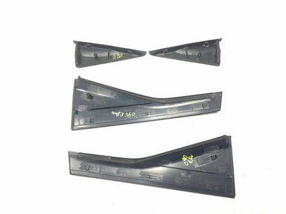 2007 Honda Fit Rear Door Quarter Corner Trim & B Pillar Lower Molding 4 Pcs OEM