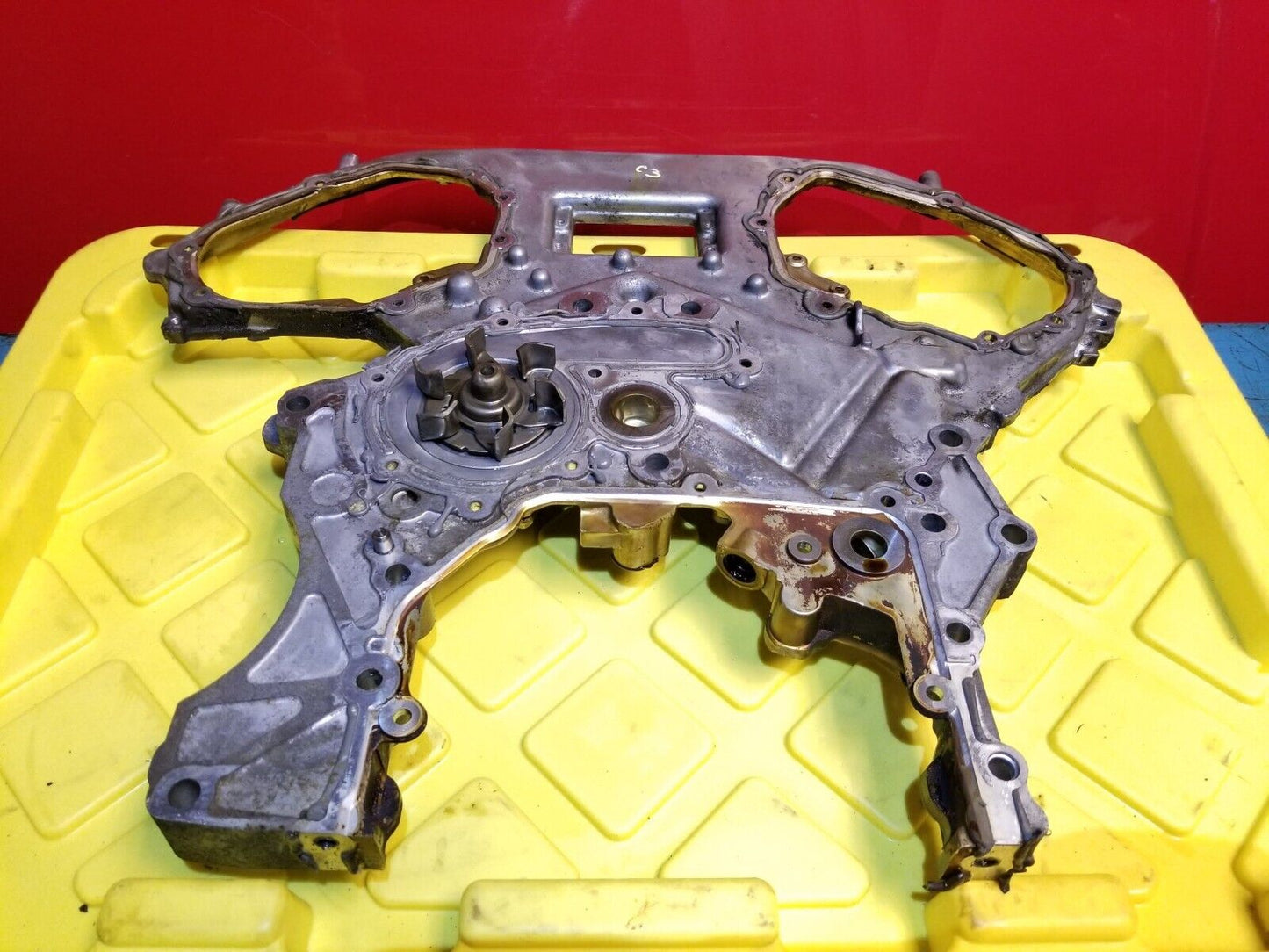 09-13 Infiniti G37 X Engine Rear Timing Cover Vq37vhr OEM ✅