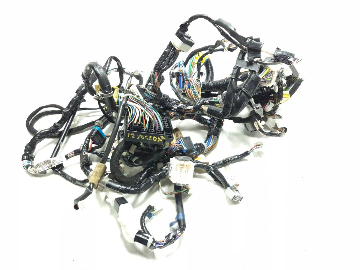 2012 - 2013 Mazda 3 Dash Instrument Panel Wire Harness  OEM