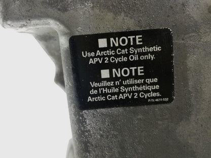 2016 - 2017 Arctic Cat Zr 8000 Lxr Ec 137" Oil Tank OEM