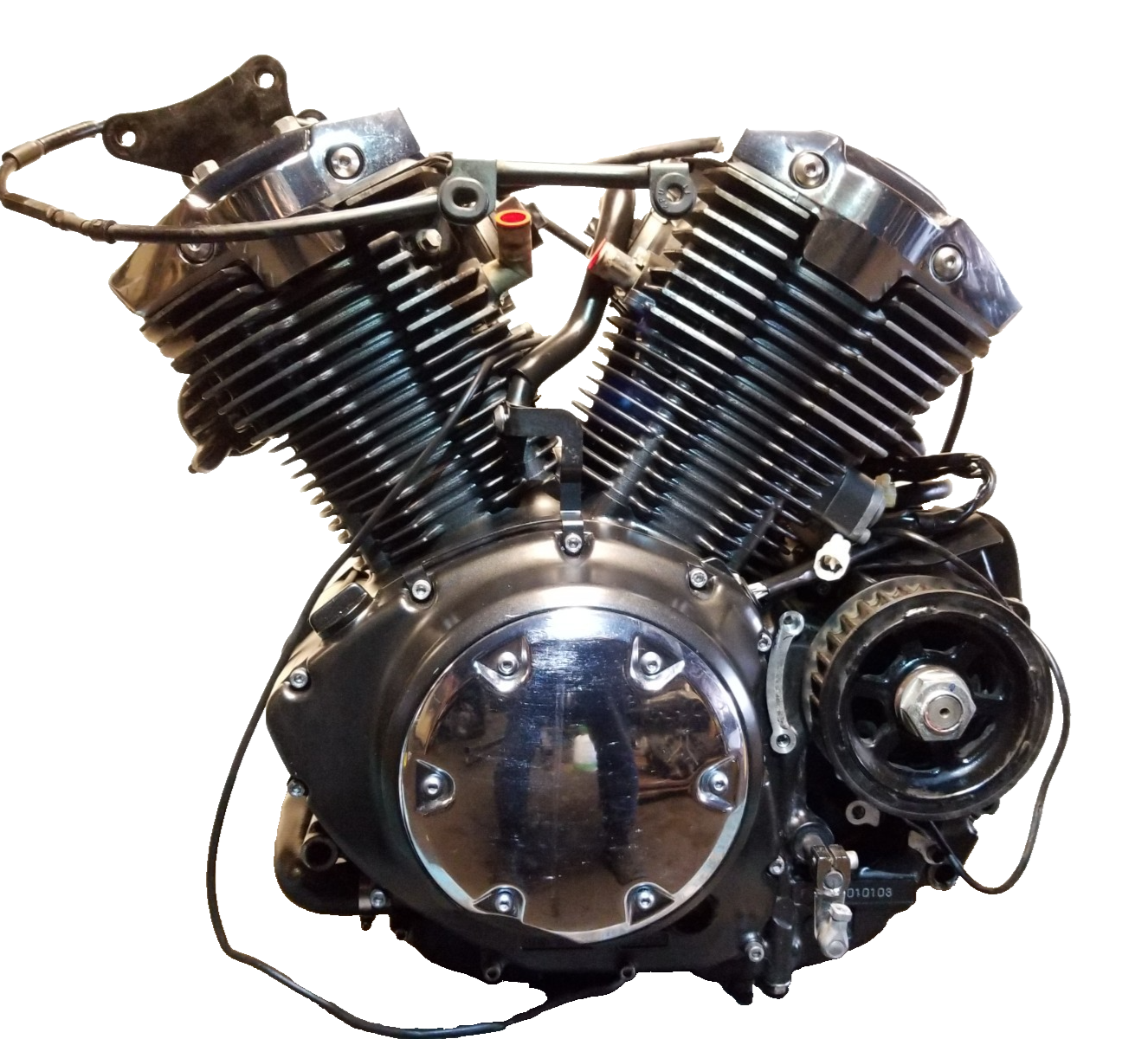 2007 Yamaha Xvs1300v Star 1300 Engine Motor 9.623 Miles