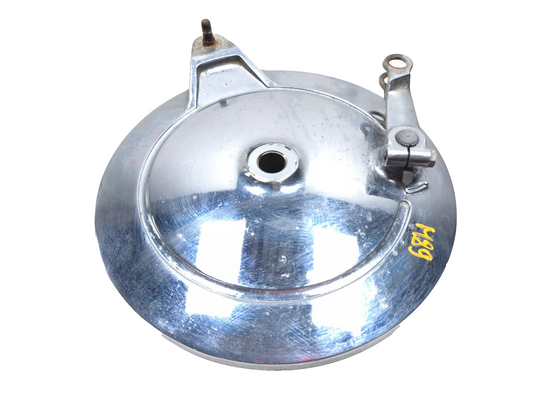 1996 Yamaha Virago Xv750 Rear Chrome Brake Drum Assembly OEM