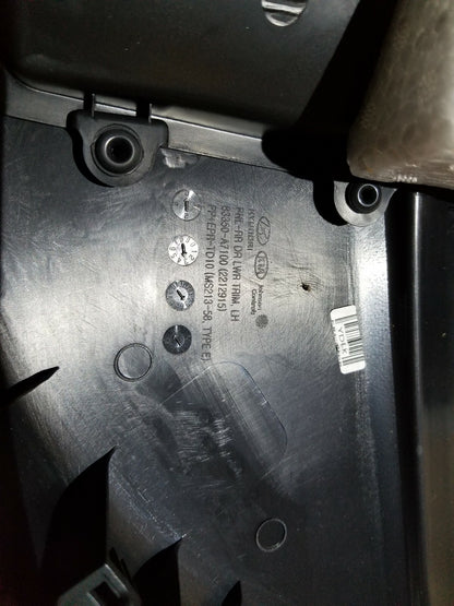 2016 Kia Forte Door Panel Trim Rear Driver Side Left OEM