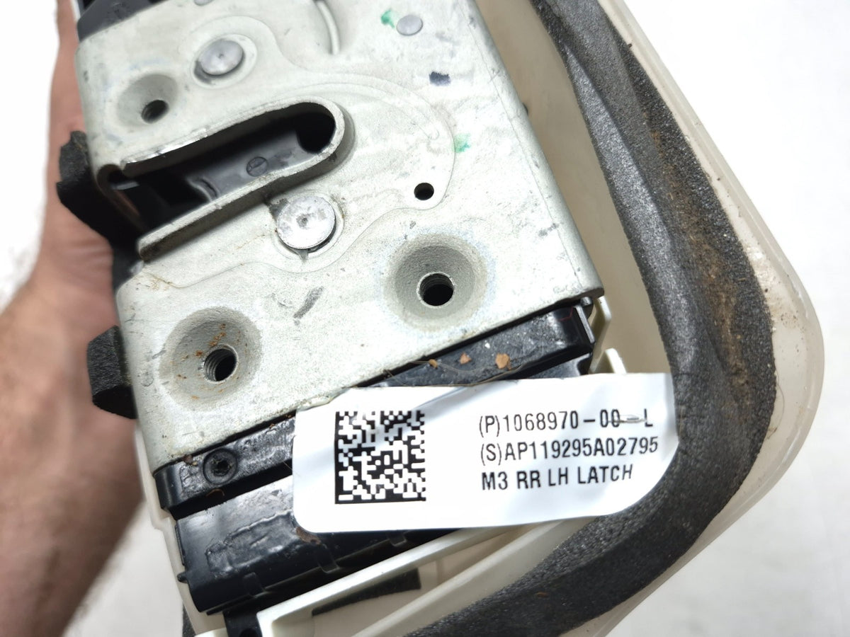 2020 Tesla Model 3 Rear Door Lock Latch Actuator Left Driver Side OEM