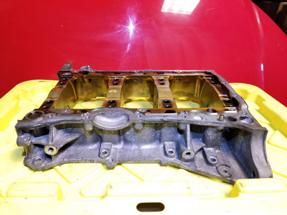 09-13 Infiniti G37 X Engine Upper Oil Pan Crankshaft Housing Vq37vhr OEM ✅