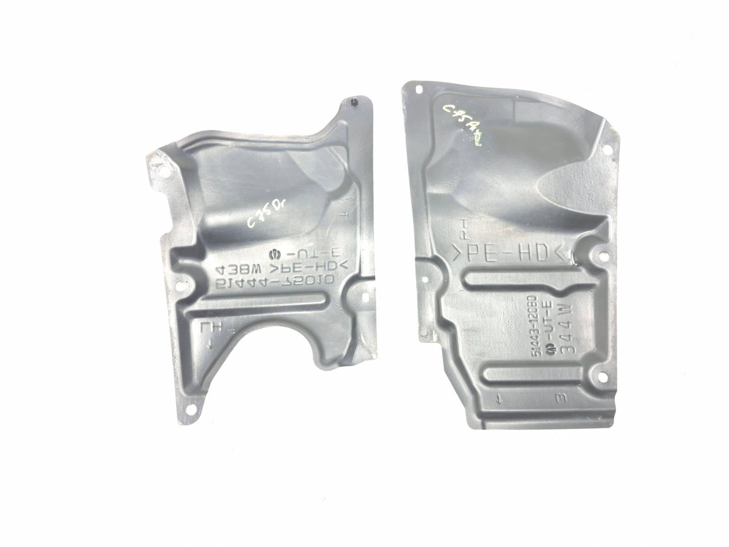2010 Lexus Hs250h Front Lower Engine Side Splash Shield Cover 2pcs OEM