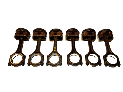 2006 Audi A4 B6 3.0l Piston W/ Connecting Rod 6pcs OEM