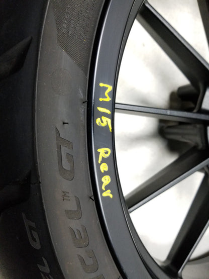 20 - 24 Benelli 302s Rear Wheel Rim & Tire 160/60 R17 Straight OEM 1609 Miles