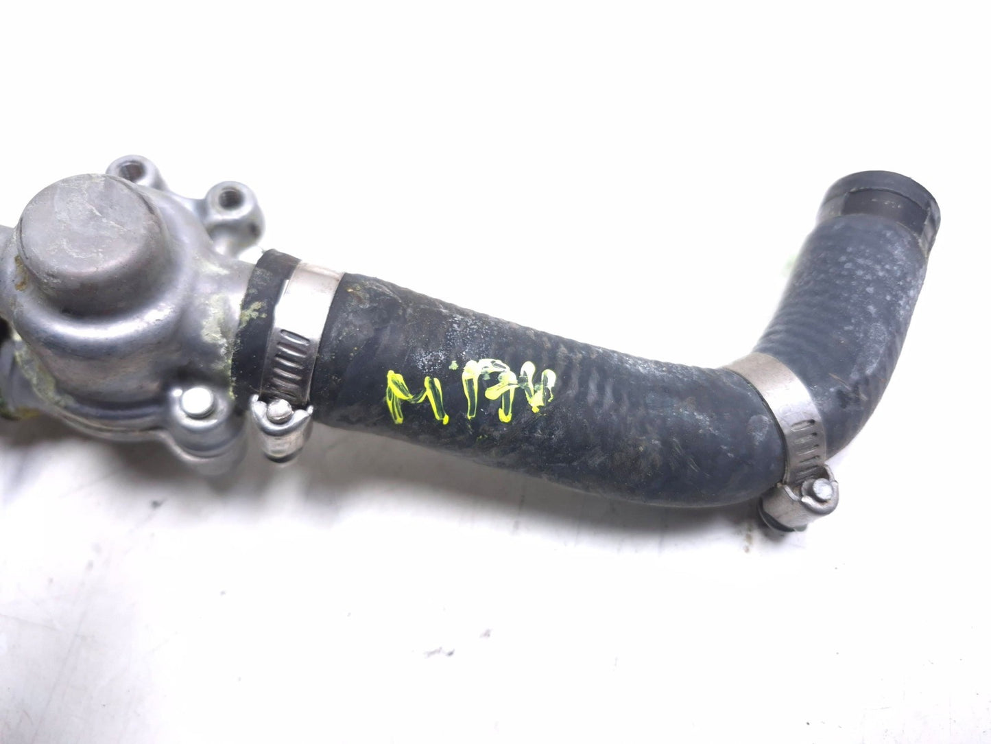 2008 Kawasaki Ninja 250r Ex250j Thermostat Housing & Radiator Cap Assy OEM