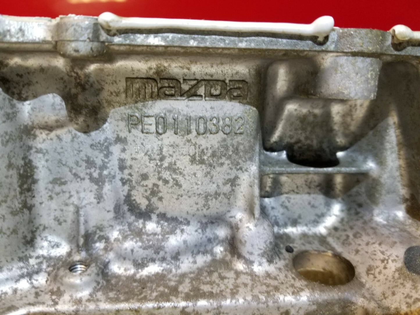 2016 Mazda 3 2.0l Engine Crankshaft Lower Block Housing OEM