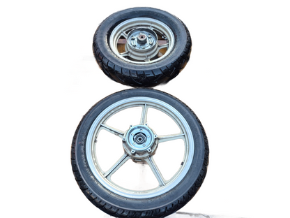 1994 Yamaha Virago Xv1100 Rear & Front Wheel W/ Tire Pair R 15 R 19 OEM