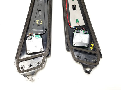 2021 Tesla Model 3 B Pillar Molding Trim Camera Left & Right Pair OEM