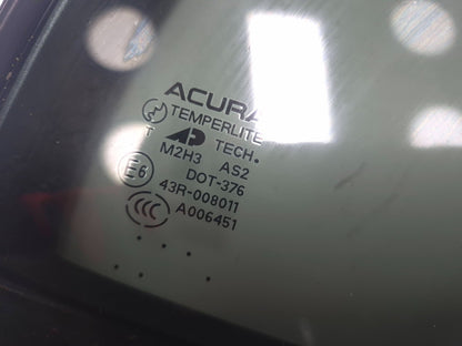 2008 Acura Tl Type-s Rear Door Quarter Window Glass Right Passenger Side OEM