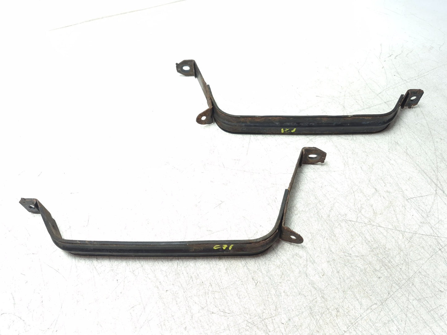 2012 Honda Cr-z Fuel Gas Tank Mount Strap 2pcs OEM