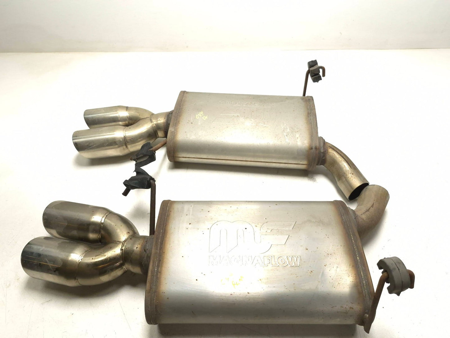 2008 Acura Tl Type-s Exhaust Muffler Dual Tail Baffle Pipe OEM