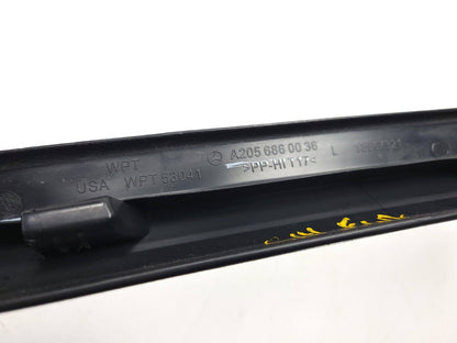 2015-2020 Mercedes C300 W205 Front Door Sill Plate Scuff Kick Trim Pair OEM