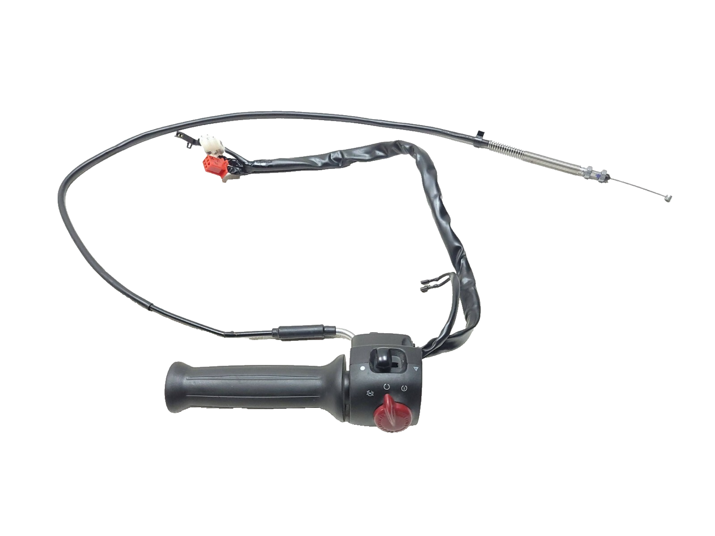 2024 Royal Enfield Bullet 350 Right Handlebar Kill Switch & Throttle Grip OEM