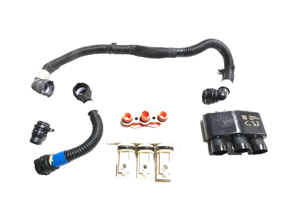 2021 Tesla Model 3 Front Drive Motor Inverter Plug Connector W/ Cooling Hose OEM