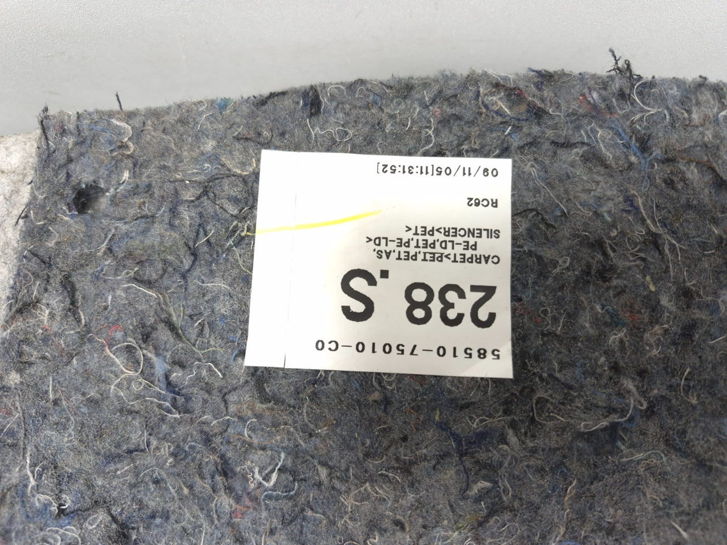 2010 Lexus Hs250h Floor Interior Carpet Front & Rear OEM