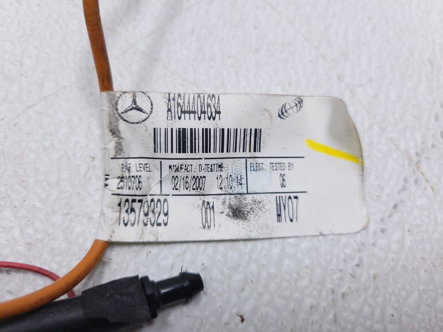 2007 Mercedes W164 Ml Ml500 Trunk Lid Wire Harness OEM