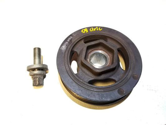 2009 Honda Civic Crankshaft Harmonic Balancer Pulley W/ Bolt OEM