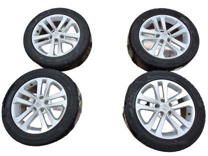 2015 Nissan Juke S Wheel Rim W/ Tire Milestar 215/55 R17 4 Pcs OEM