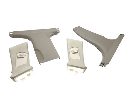 2009 - 2016 Audi A4 S4 Upper & Lower B Pillar Panel Cover Trim Left & Right OEM