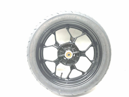 2025 Yamaha Yzf R3 Rear Wheel Rim W/ Tire Dunlop 140/70/r17 OEM