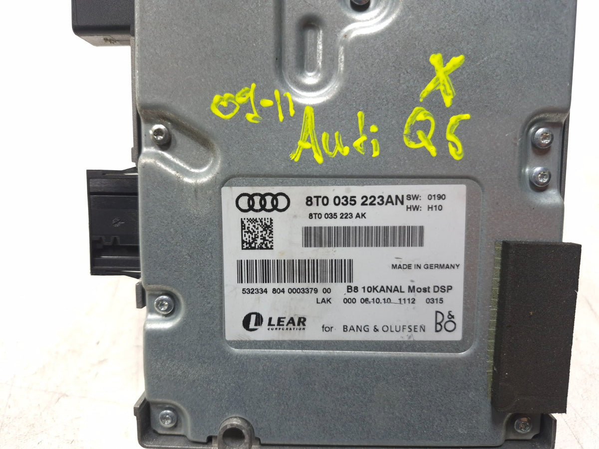 2009-2011 Audi Q5 Stereo Audio Amplifier OEM