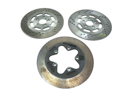 1984-1999 Harley-davidson Electra Glide Flhtc Brake Disc Rotor Front & Rear 3pcs
