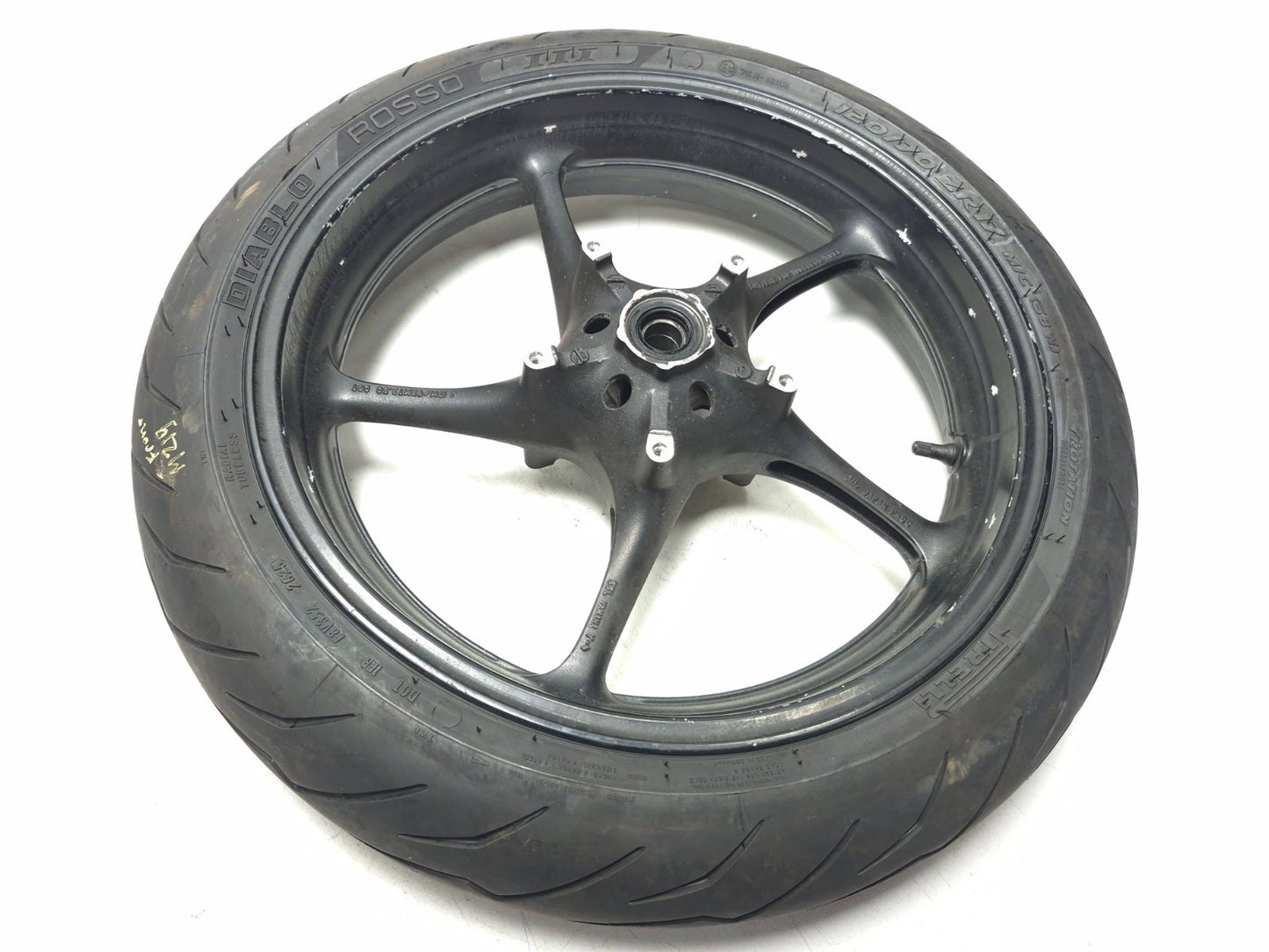 2005 - 2014 Yamaha Yzf R6 Front Wheel Rim 17x3.50 & Tire OEM